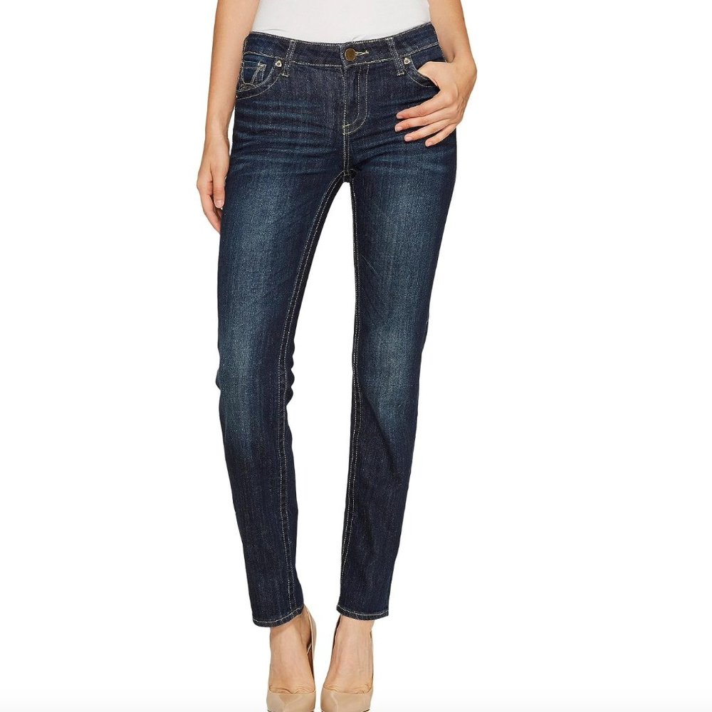 Kut from the Kloth Dark Indigo Straight Leg Jeans